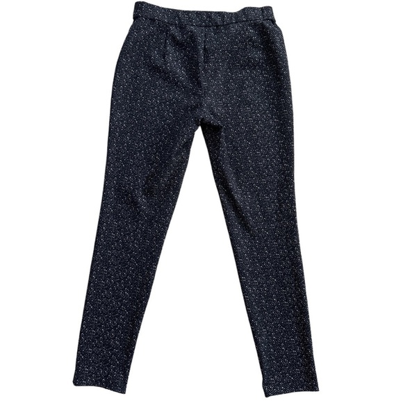 Theory Adbelle K Black/White Pull On Tweed Twill Pants M - Picture 8 of 8